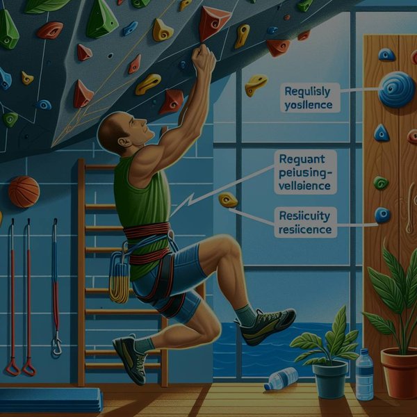 En quoi la pratique régulière de l'escalade en salle peut-elle améliorer la force mentale et la résilience ?